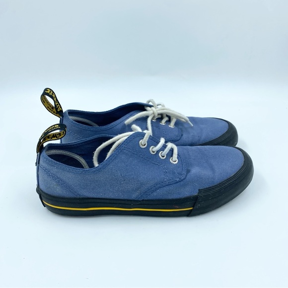 Dr. Martens Shoes - Dr. Martens Pressler Sneaker Canvas Blue UK 5